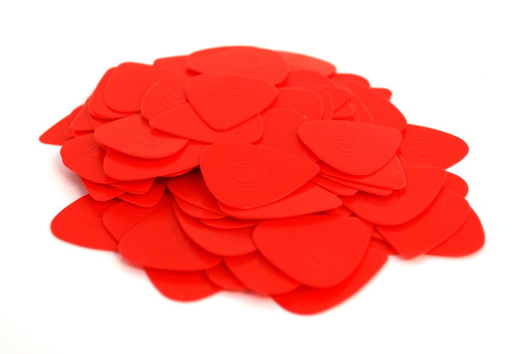 Planet Waves от Planet Waves Delflex Упаковка из 100 медиаторов D'Addario, 1FRD1-100, Красный, 0,46 мм, Стандартный,