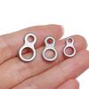 10Pcs 8 Shape Double Hole Link High Strength Trolling Connector Fishing Connector Ring  Trolling
