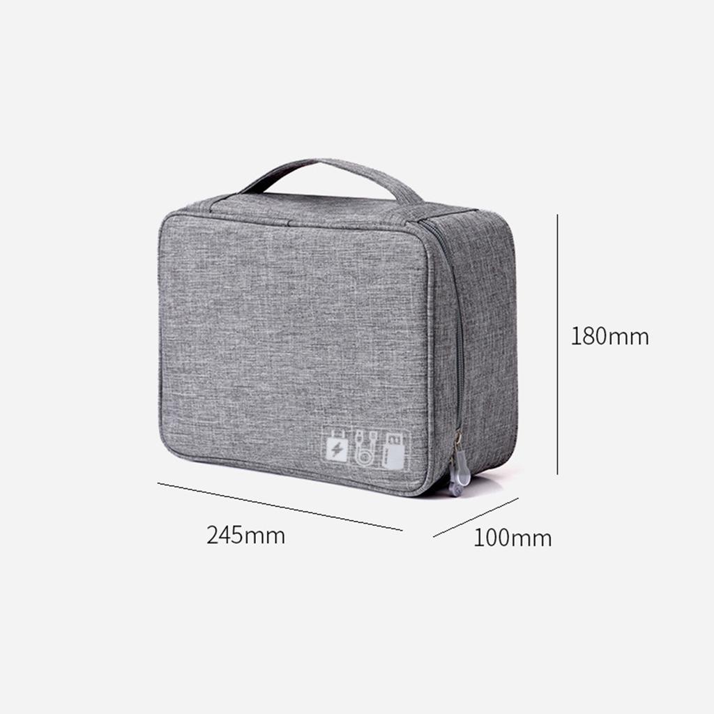 Дорожная сумка-органайзер для электроники, сумка для хранения кабельных аксессуаров, свободное отдельное пространство