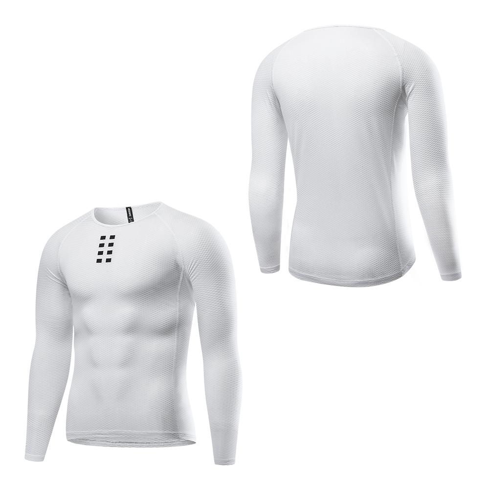 WOSAWE Велосипедное нижнее белье с длинным рукавом, компрессионное, дышащее, быстросохнущее, для велоспорта