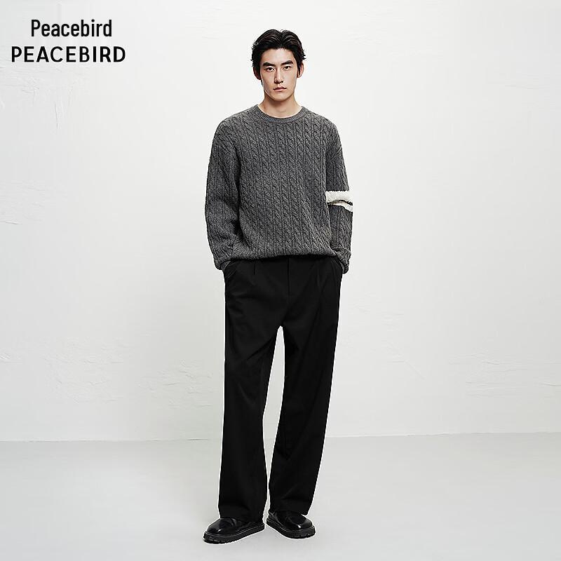 PEACEBIRD MEN Свободный круглый вырез Пуловер
