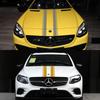 Car Hood Cover DIY Sticker Auto Accessories Vinyl Film Wrap Decal for Mercedes Benz A GLA GLC CLA 45 AMG W176 C117 W204 W205 C63