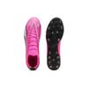Puma Ultra Match Mg Comfortable Versatile Football Shoes Men Football Shoes Pink Black White 107756-01