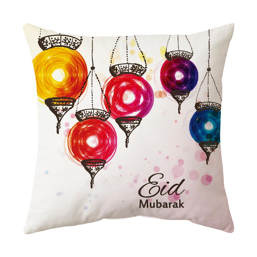 Мубарак Рамадан мусульманский исламский принт с узором наволочка для дома, гостиной, украшения дивана, наволочка 45*45 см