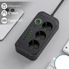 Multi Port Eu Plug Ac Outlet 3/6/8 Eu Holes 4Usb Type C Ports Smart Surge Protection Electrical Socket Phone Charging Adapter
