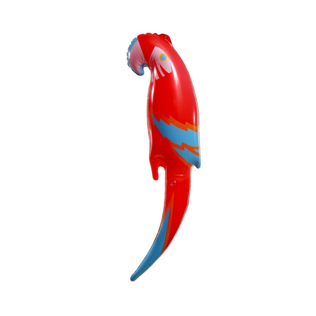 PVC Parrot Inflatable Party Decorations, 6-Pack
