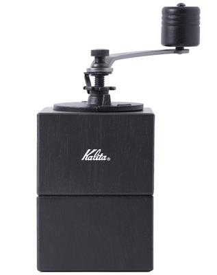 Кофемолка Деревянная ручная мельница Ручная черная кубическая мельница #42165 Антикварная кофемолка Маленькая регулируемая мельница для кемпинга на открытом воздухе с крышкой