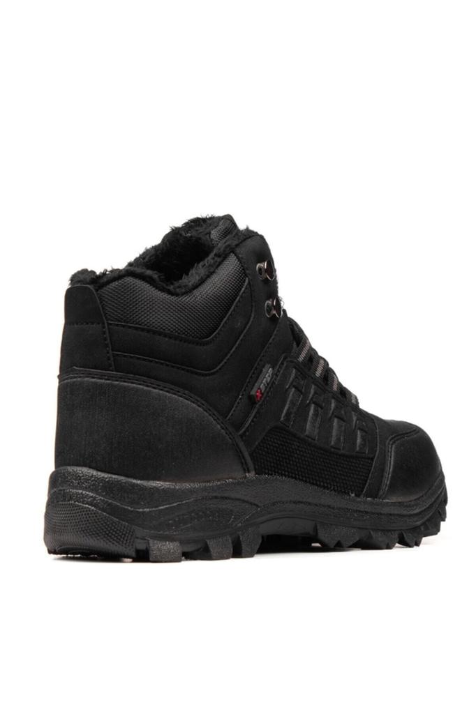 Men's Fashion Waterproof Thick Heeled Boots Bootie Tunnel Cold Resistant Winter Trekking Boots Shoes