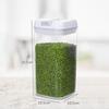 Food Grade PET Transparent Plastic Press Sealed Leak Proof Household Miscellaneous Grain Can Large Storage