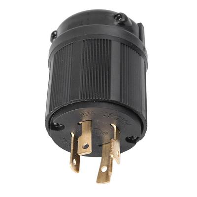 Для NEMA L14 30P Тяжелонагруженный С фиксацией Подходит для генераторов и сварочных аппаратов с номинальным током 30А при двойном напряжении