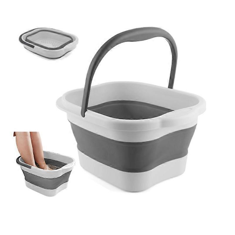 Sturdy And Durable Plastic Foot Bath And Foot Massager Foot Bucket, Great For Removing Dead/Old Skin
