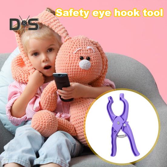 Инструмент для создания безопасных глаз для вязания крючком кукол, изготовление расходных материалов, инструмент для самостоятельного изготовления крючком кукол, чучел животных, вспомогательный инструмент для крепления безопасных глаз