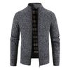 And Winter Men's  Fashion Loose Cardigan Warm  Jacket Sweater  Stand Collar Knitting Coat
