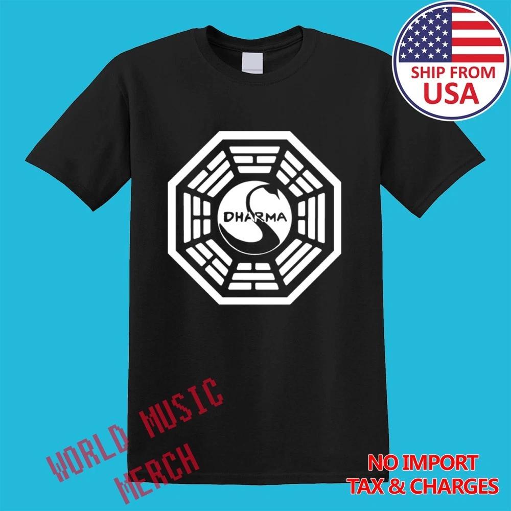 DHARMA Initiative 1977 TV Show LOST Men's Black Size S-5XL