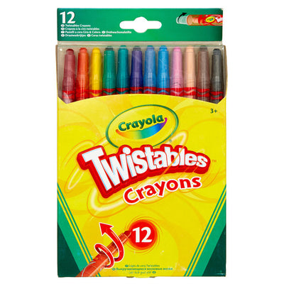 Crayola | Набор восковых мелов | Скрутка 12 шт.