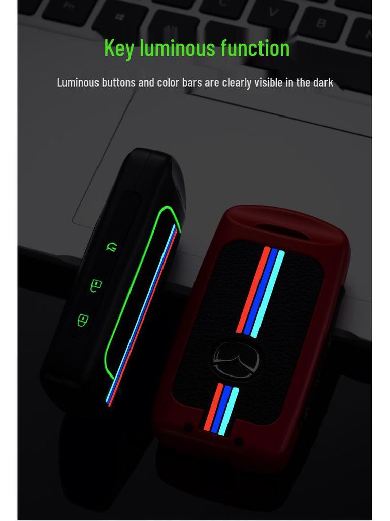 Совместимый чехол для ключа для Mazda CX-5 2022 года, Mazda 3 следующего поколения, Axela и CX-30