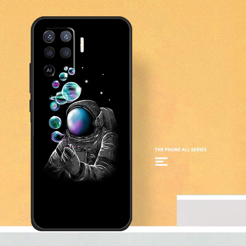 Astronaut Balloons Star Space Planet Case For Oppo A74 A94 A54 A15 A17 A57 A6 A5 Pro A16 A76 A96 A40 A60 A80 A18 A38 A58 A78 A98