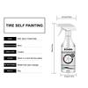 Аэрозольная краска для колес, краска для дисков, глянцевое покрытие, распылитель для шин, самокраска, отслаиваемая защита для автомобильных ступиц, диски автомобиля