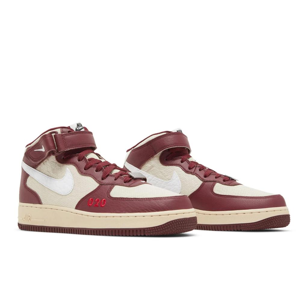 Nike Air Force 1 Mid 'City Pack - London' (Unisex) Team Red / White / Pearl White / Black Skate Shoes DO7045 600