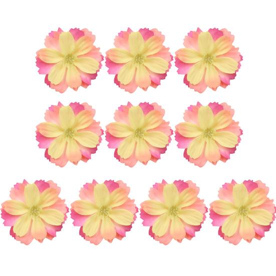 Высококачественная искусственная цветочная головка, яркое украшение для дома 4,5 см