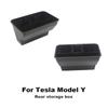Новый для Tesla Model 3 Y 2024-2024 Автомобильный задний ящик для хранения Флокированный/ABS Органайзер Контейнеры Аксессуары для модификации интерьера автомобиля