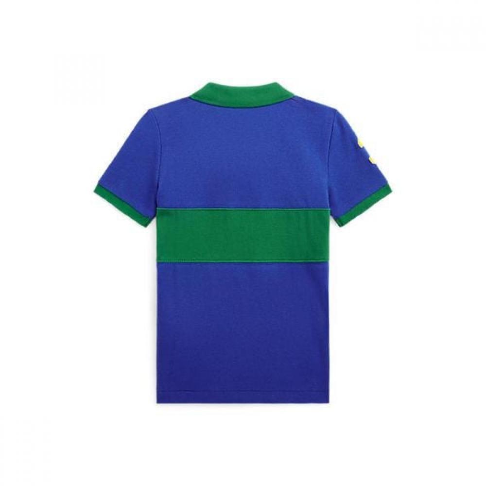 Polo Ralph Lauren Мальчики Хлопковая сетчатая рубашка-поло с большим пони Cwpoknit8020721401
