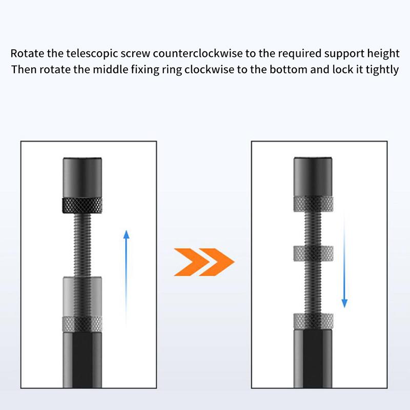 For VC-15/16Plus GX-30Plus Graphics Card GPU Brace Vertical Telescopic Rotating Stand Bracket Video Card Sag Holder