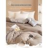 khaki gray 220x240cm spring/autumn quilt, approx 3kg