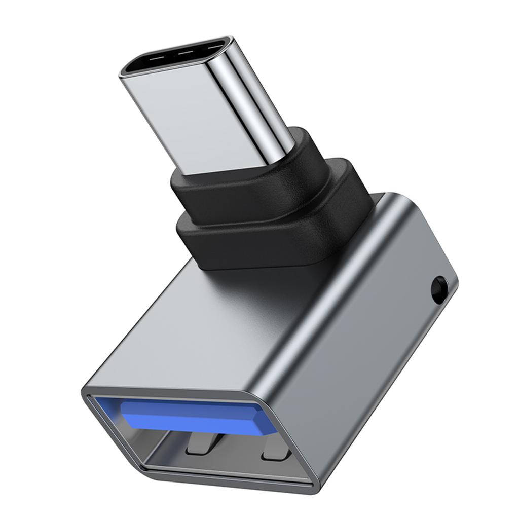 USB 3.0 Female to Type C Male 90-градусный угловой удлинитель USB C Upward Downward OTG Connector для ноутбука