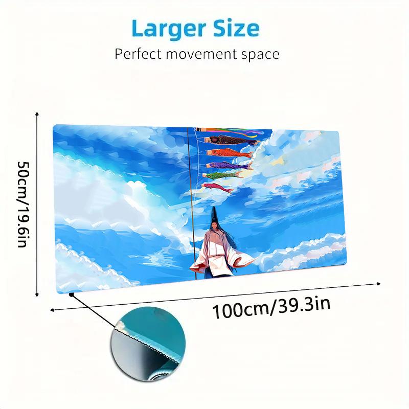 Hikaru no Go2 Print Cushion Non-slip Laptop Tablet Big Mousepad XXL Mat Mini PC Playmat With Lock edge