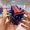 Модель четырехтактного рядного двухцилиндрового двигателя TOYAN FS-L200AC с воздушным охлаждением, нитромодель двигателя внутреннего сгорания с комплектом для запуска