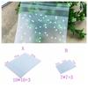 100 PCS New Baking Cookie Self Adhesive Plastic Packaging Bag Seal OPP White Dots