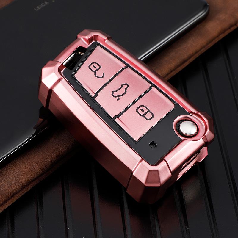 Чехол для ключа Volkswagen для Tiguan L, Lavida Plus, Tayron, Tayron X, Teramont, Lamando, Golf 7 - Оболочка для ключа