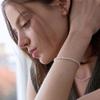 PAIGEFLYNN JEWELRY [Серебро 925 пробы] Браслет из нефрита и пресноводного жемчуга в стиле New Age