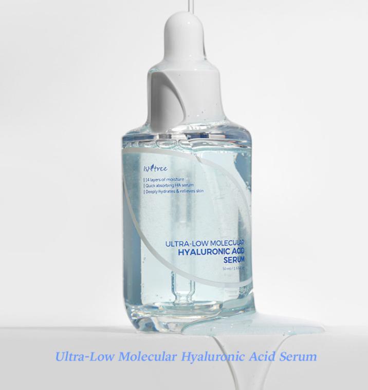 ISNTREE Гиалуроновая кислота водная эссенция 50 мл – Сыворотка для глубокого увлажнения с низкомолекулярной гиалуроновой кислотой