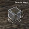 Square High Transparent Plastic Box Betta Breeding Box Mini Candy Packaging Box