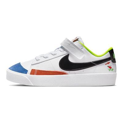Детские кроссовки Blazer Low 77 PS White Multi Black Signal-Blue DV1751-101