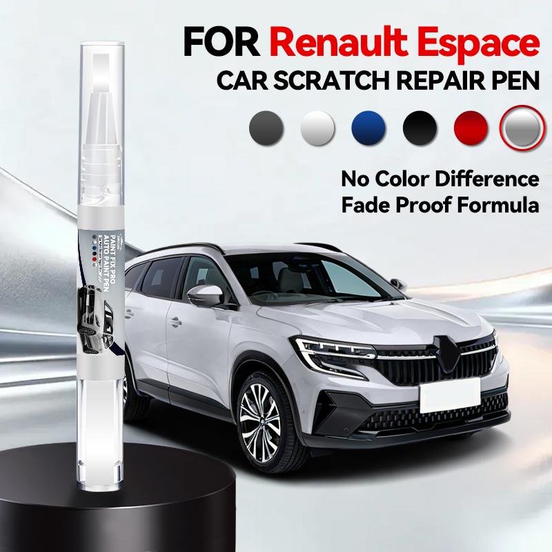 For Renault Espace Car Paint Repair Pen Touch Up Scratch Remover DIY Auto Accessories Pearl White QXA Gray Star Black GNE Brown