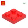 Нетоксичный 167 шт./лот 3022 2x2 Базовый Строительный Блок Moc Классические Аксессуары Совместимые с Кирпичиками Diy Детская Игрушка Сборка Подарочная Коробка