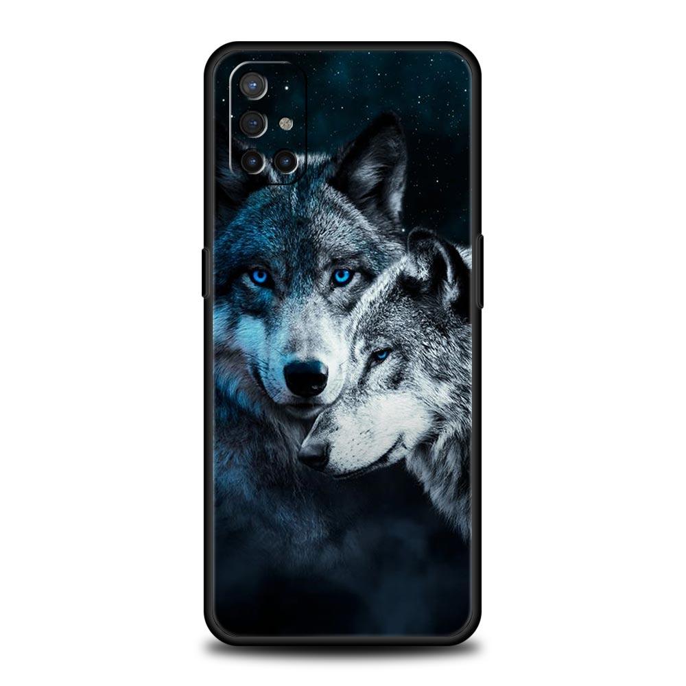 Чехол для телефона Волк для OnePlus 12 11 10 9 8 7 7T Pro 12R 10R 9RT 9R 8T Nord N100 N200 N10 2T CE 2 5G Мягкий черный чехол