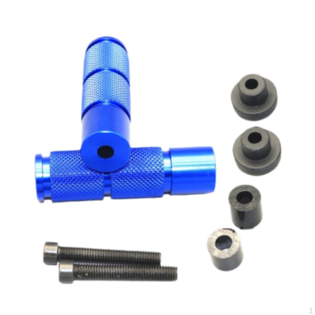 Motorcycle Passenger Foot Pegs Aluminum Alloy Professional Spare Parts Easy Installation Universal