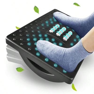 1шт. Подставка для ног с качелями под столом, эргономичная подставка для ног с массажером для ног, подставка для ног в ванной комнате, подходит для офиса и дома