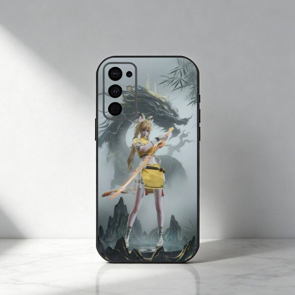 Игровой чехол для телефона с принтом N-Naraka B-Blade-point для Samsung S25, S24, S21, S22, S23, S20, Ultra, S26, Plus, Fe, Note, 5G Черная крышка