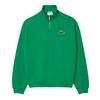 Lacoste Унисекс Взрослый Свитшот С Акцентной Нашивкой, Молнией на Шее, Свободного Кроя