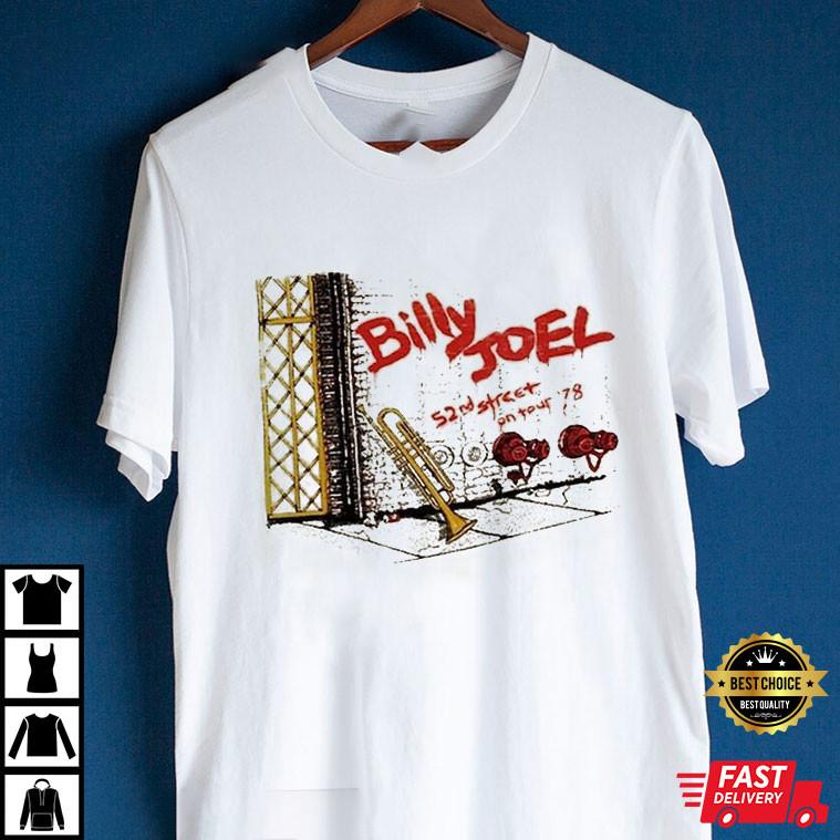VTG Billy Joel 52nd Street On Tour 78 T-shirt S-5XL SA041 FREE SHIPPING