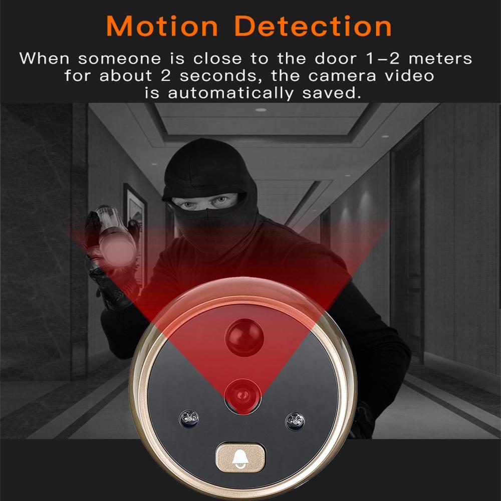 3 Inch Sy-1 TFT LCD HD Digital Door Camera Eye Doorbell Electric Door Eye Move Detection 120 Degree Peephole Viewer Video