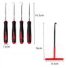 T Shape Spring Hooks 5pcs Seal Hooks Set Spring Removal Tension Spring Tool