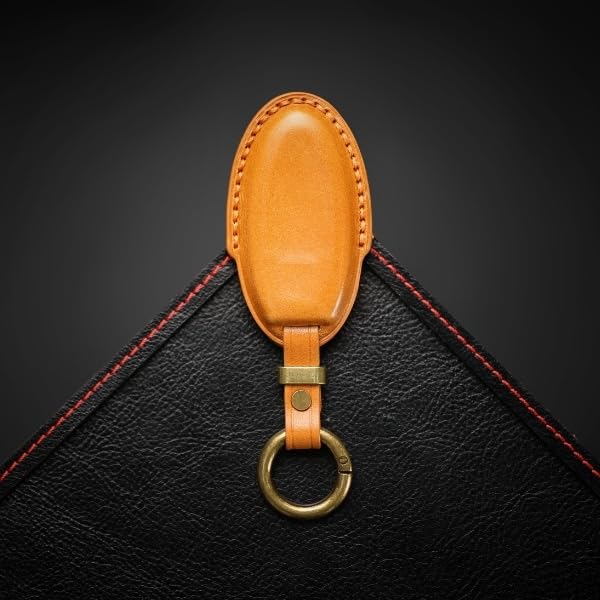 Чехол для ключа Delica Mini Aura для Roox KICKS Чехол для смарт-ключа из натуральной кожи Serena C27 Поздняя модель Чехол для смарт-ключа Совместимый с Nissan Ключ от автомобиля Подарок на новый автомобиль