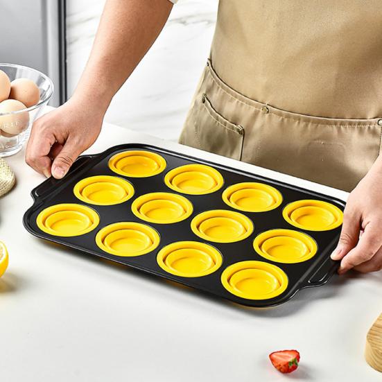 Силиконовая форма для маффинов 45820 ячеек Противень для выпечки Формы для яичных укусов Антипригарные