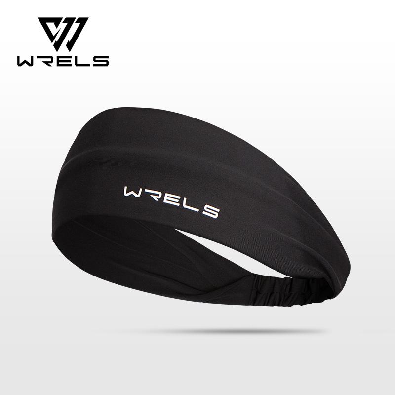 Спортивная повязка на голову WRELS Повязка на голову для бега Пояс-антиперспирант Пояс-направляющая для пота для фитнеса Повязка на голову для мужчин и женщин для тенниса, спортзала